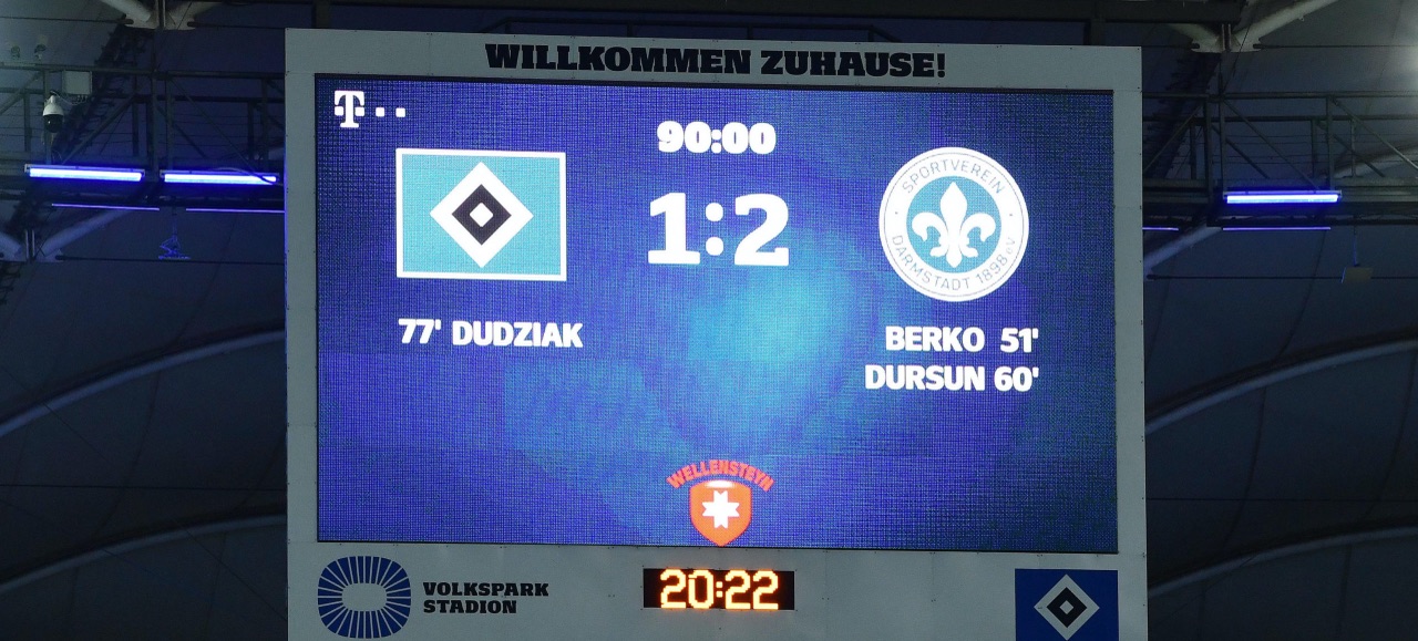 Nächster Rückschlag - HSV (und Kölner Keller) vergeigen  gegen Darmstadt