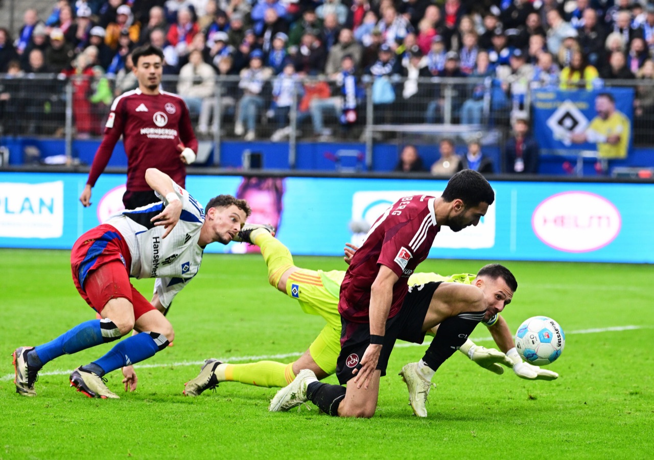 Keine Entwicklung! HSV bei glücklichem 1:1 gegen Nürnberg wieder zu passiv