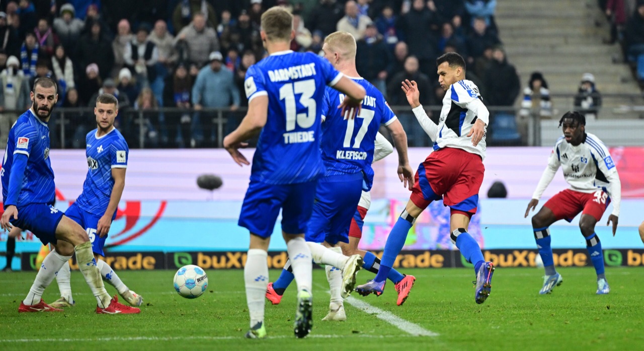 Topspiel gegen starke Darmstädter endet 2:2 -Selke vergibt Sieg