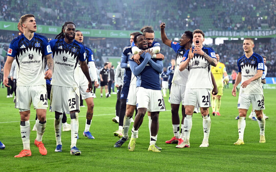 Big Points im Abstiegskampf: HSV gewinnt nervenaufreibendes Spiel in Wolfsburg
